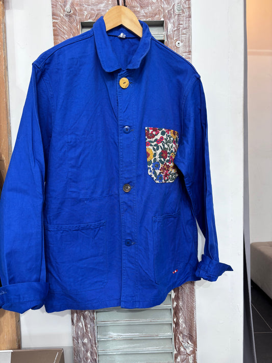 Bleu de Travail Vintage - Fleurs